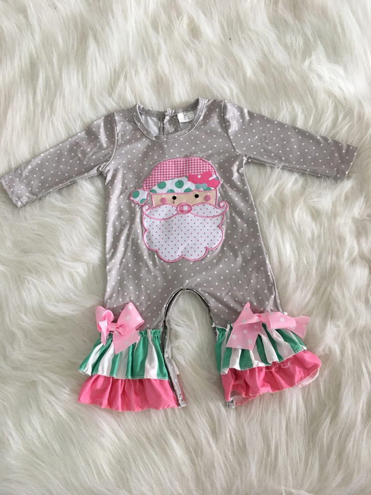 Pink Christmas Romper