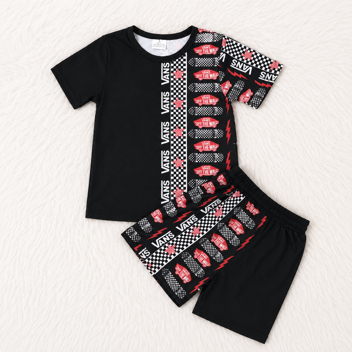 Off The Wall Split Short Set