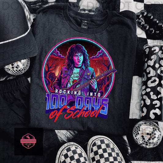 Rockin into 100 Days Youth Tee