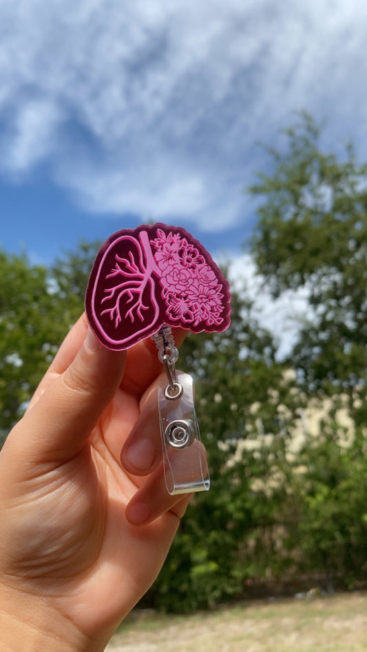 Holographic Lungs Badge Reel