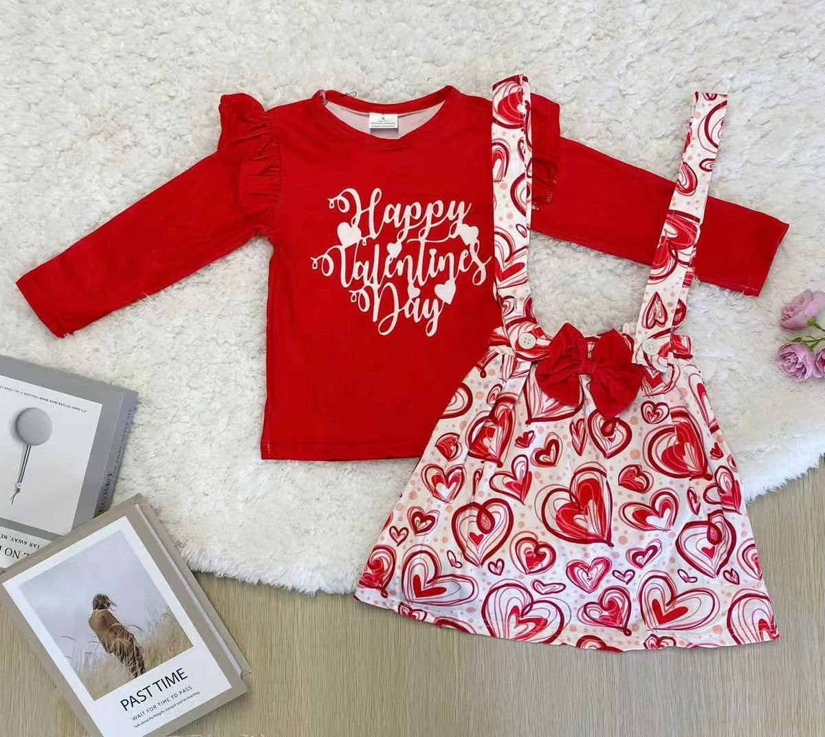 Happy Valentines Skirt Set