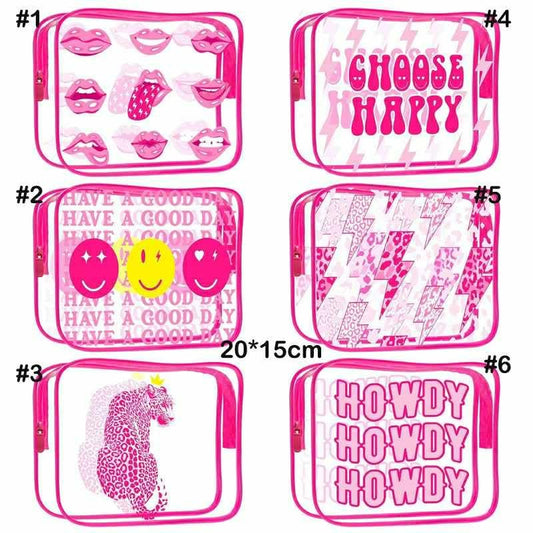 Clear Zipper Totes