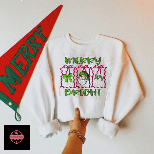 Merry Bright Tee & Sweatshirt