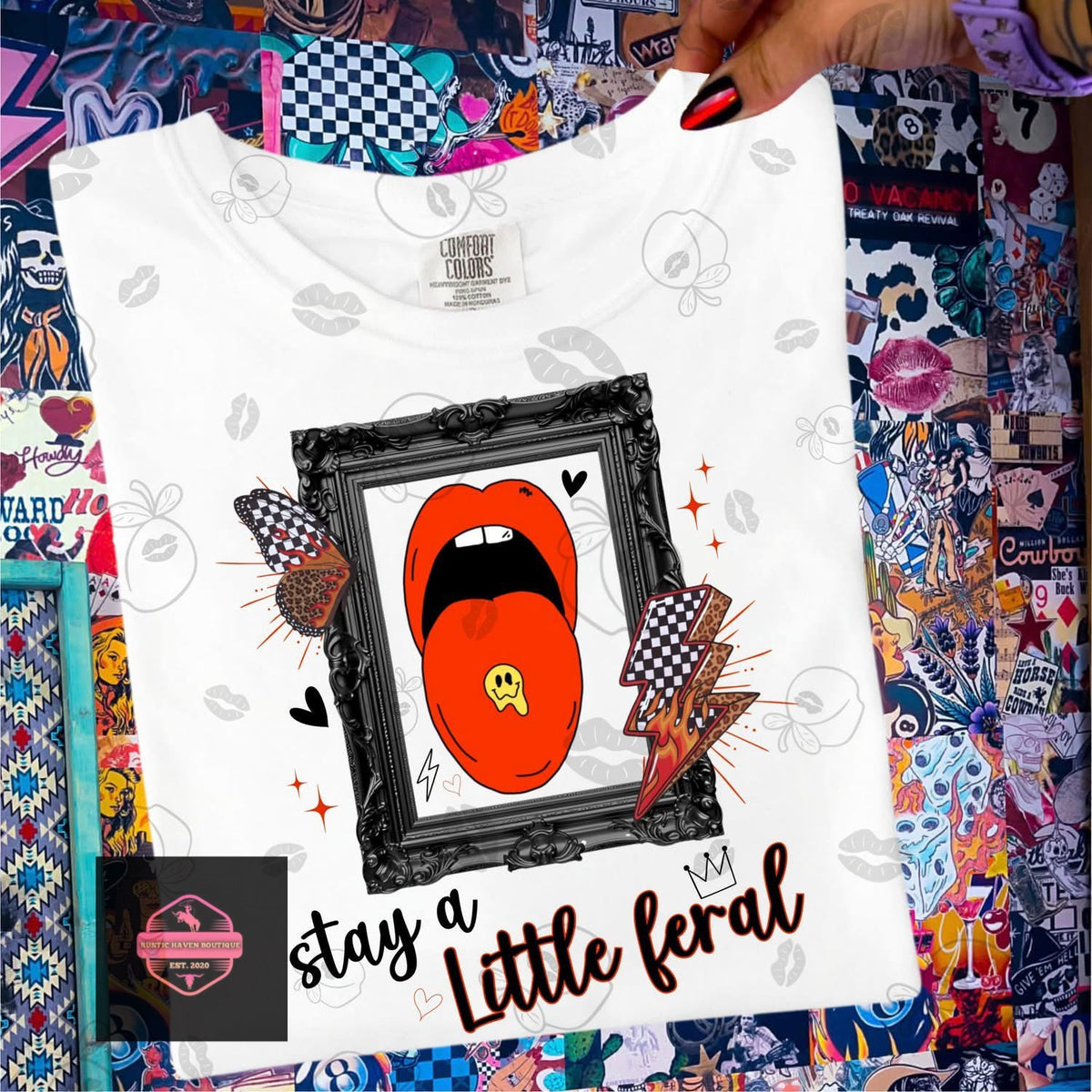 Stay A Little Feral Tee & Sweatshirt
