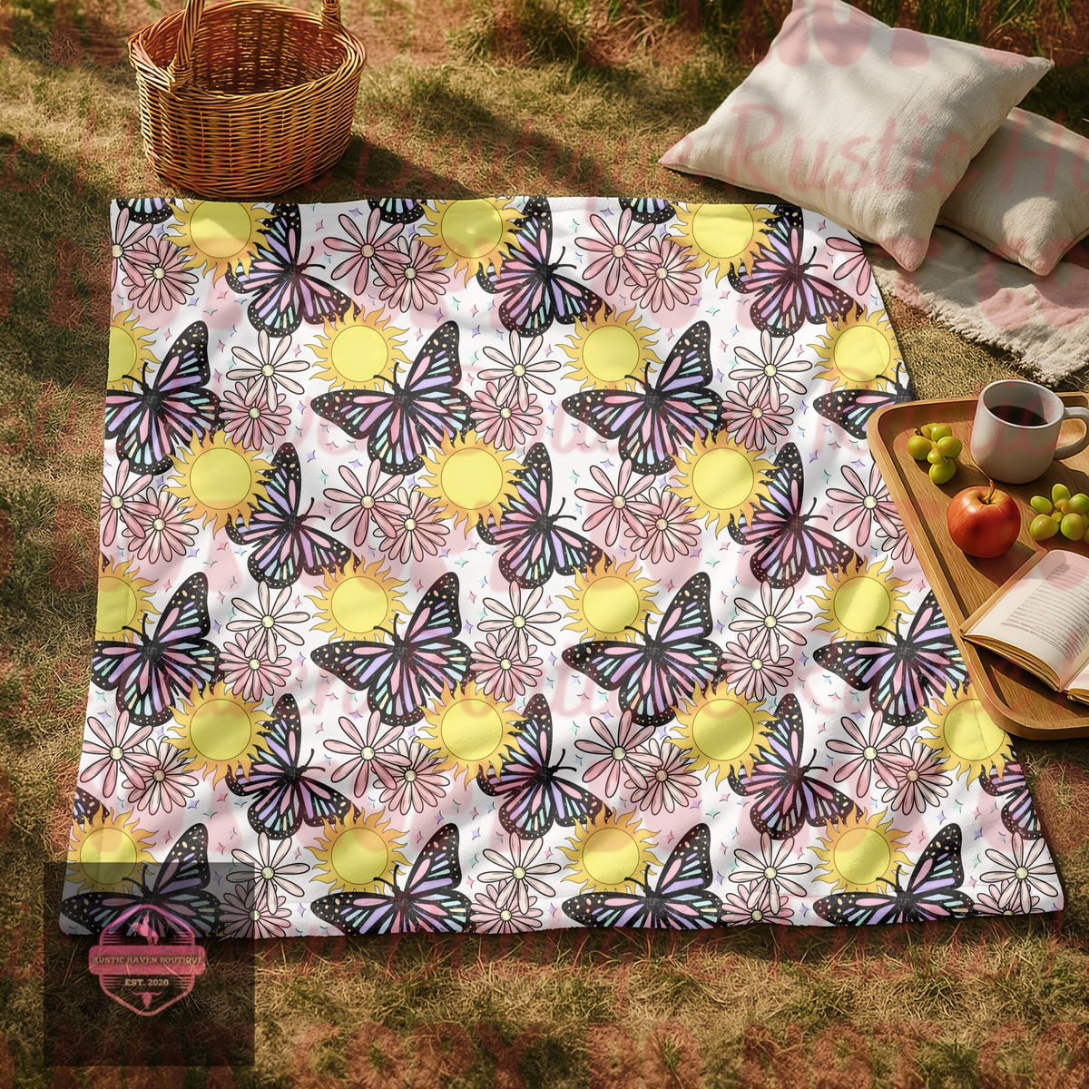 Butterfly & Sun Blanket