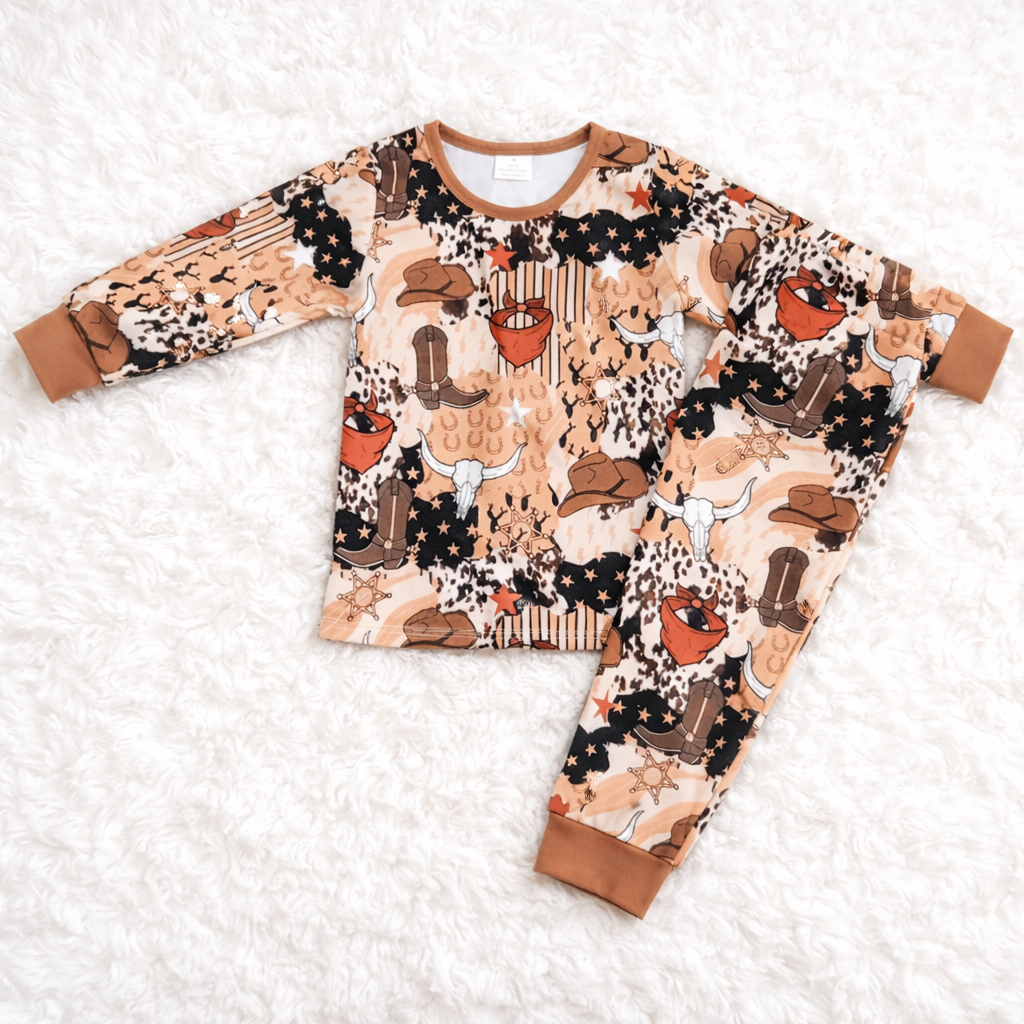 All Things Cowboy PJ Set