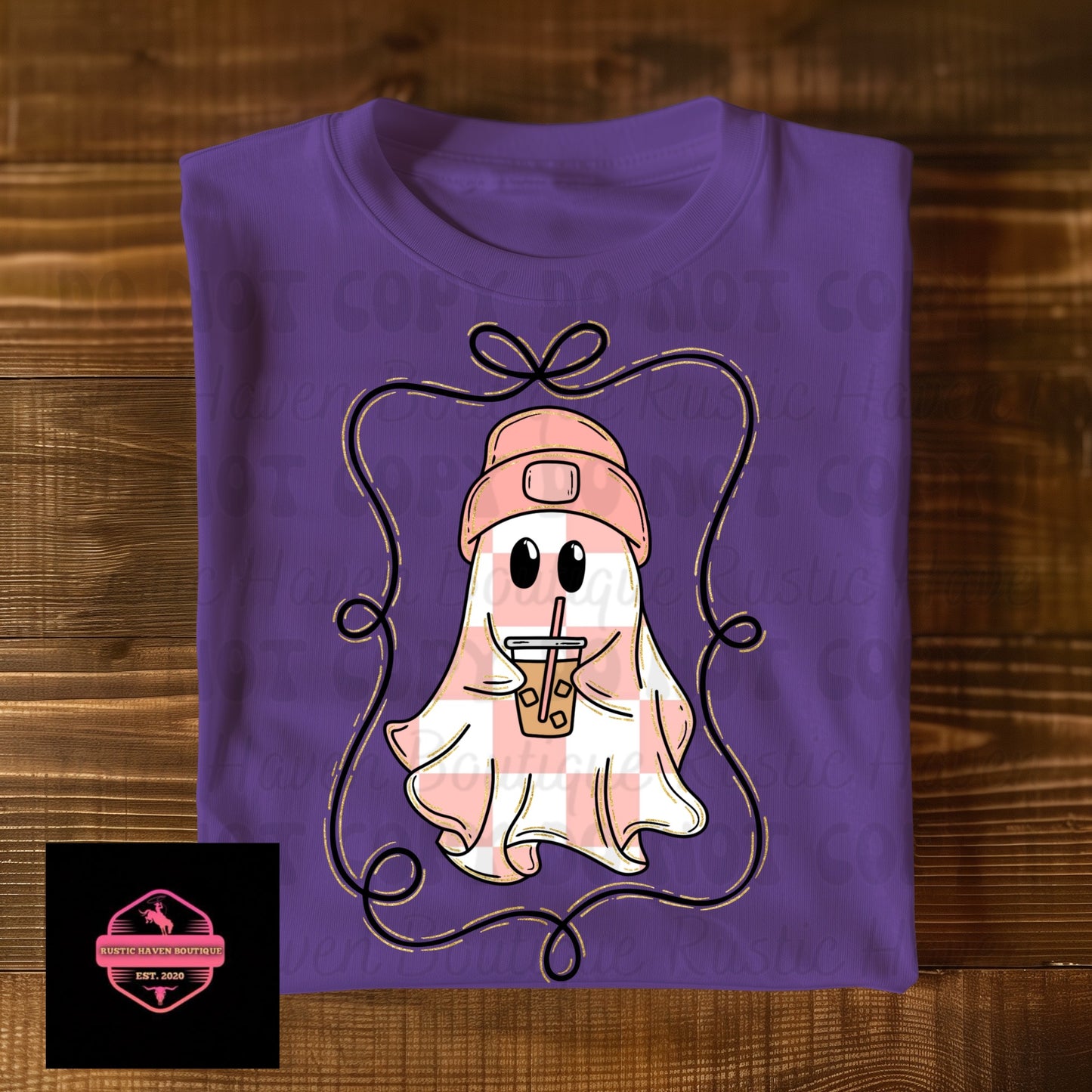 Pink Ghosty Tee & Sweatshirt