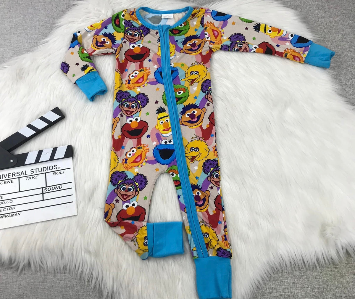 Sesame Friends Bamboo Onesie