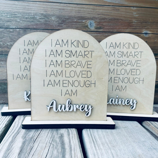 I Am Affirmation Sign