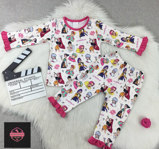 K-pop PJ Ruffle Set