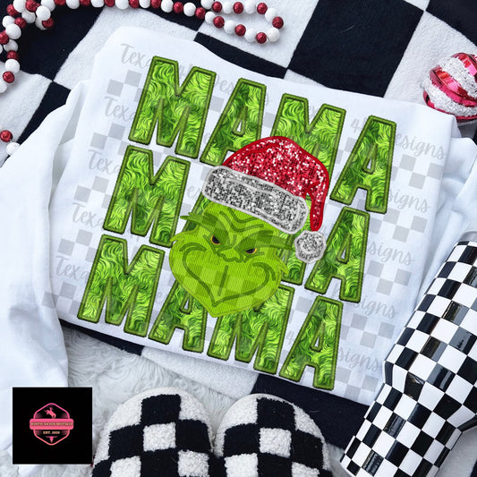 Green Guy Mama Tee & Sweatshirt