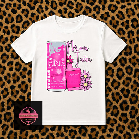 Pink Version Mom Juice Tee