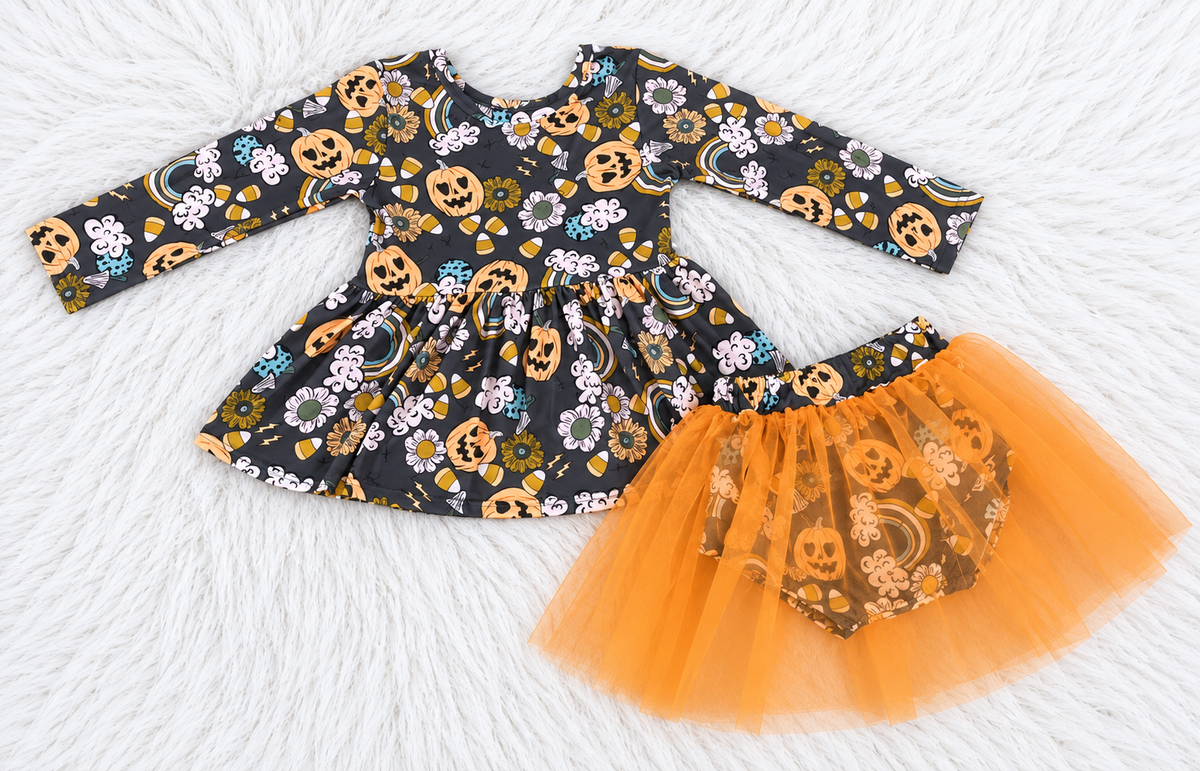 Candy Corn Bummie Set