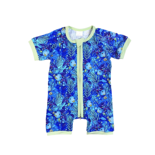 Rainbow Fish Bamboo Shorties