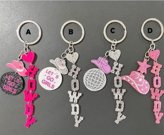 Howdy Acrylic Keychain