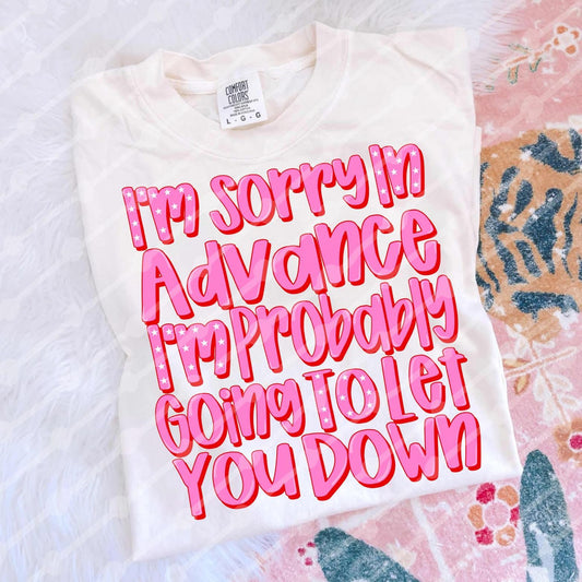 Let You Down Tee