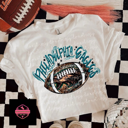 Midnight Green Football Fan T-Shirt | Philadelphia Game Day Tee