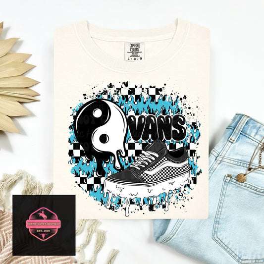 Blue Vans Drip Youth Tee
