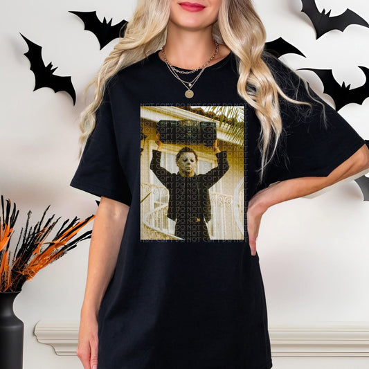 Say Anything Parody Shirt | Michael Myers Horror Graphic Tee