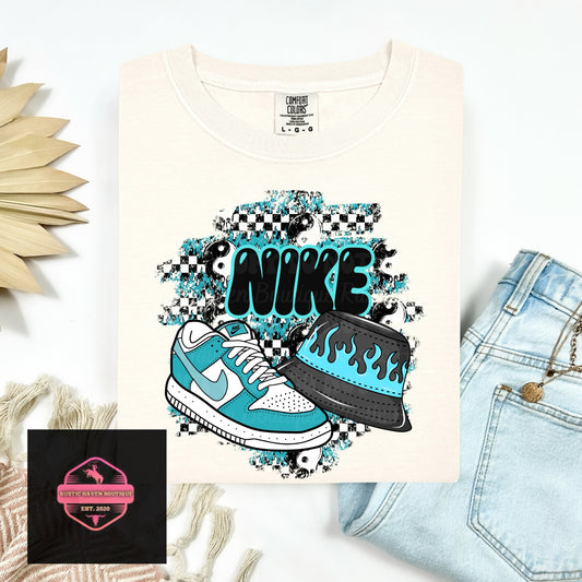 Blue ✔️ Drip Tee