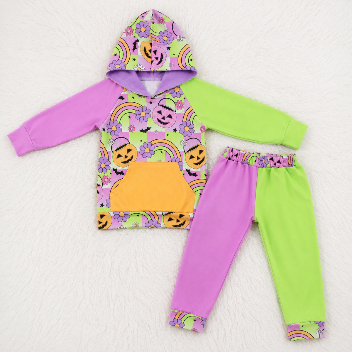 Neon Retro Halloween Set