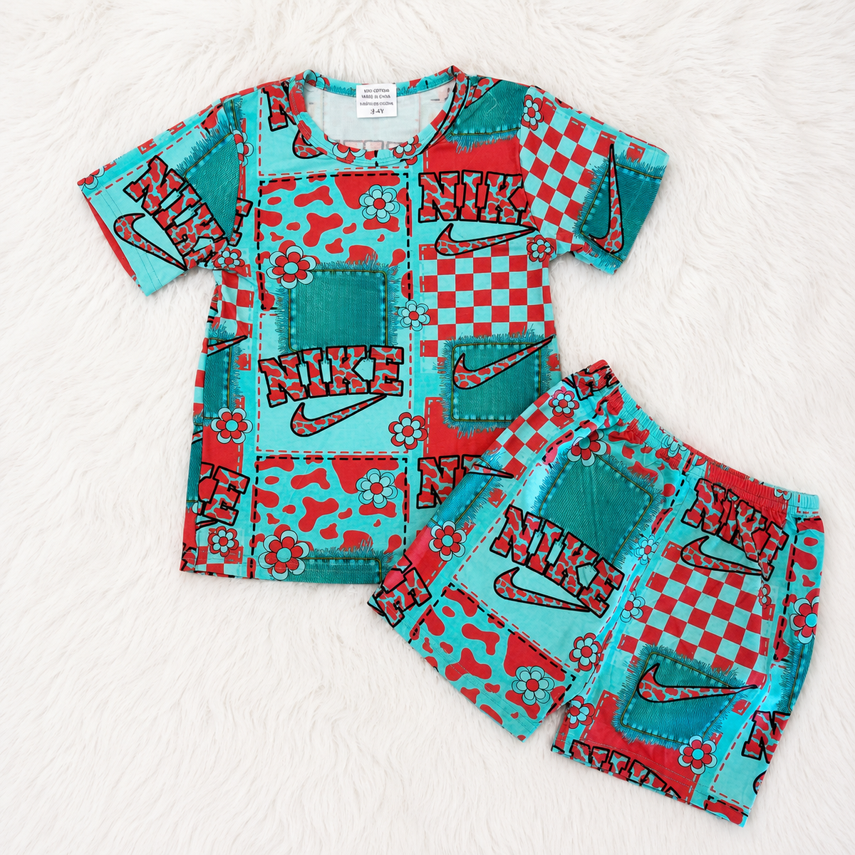 Red ✔️ Short Set
