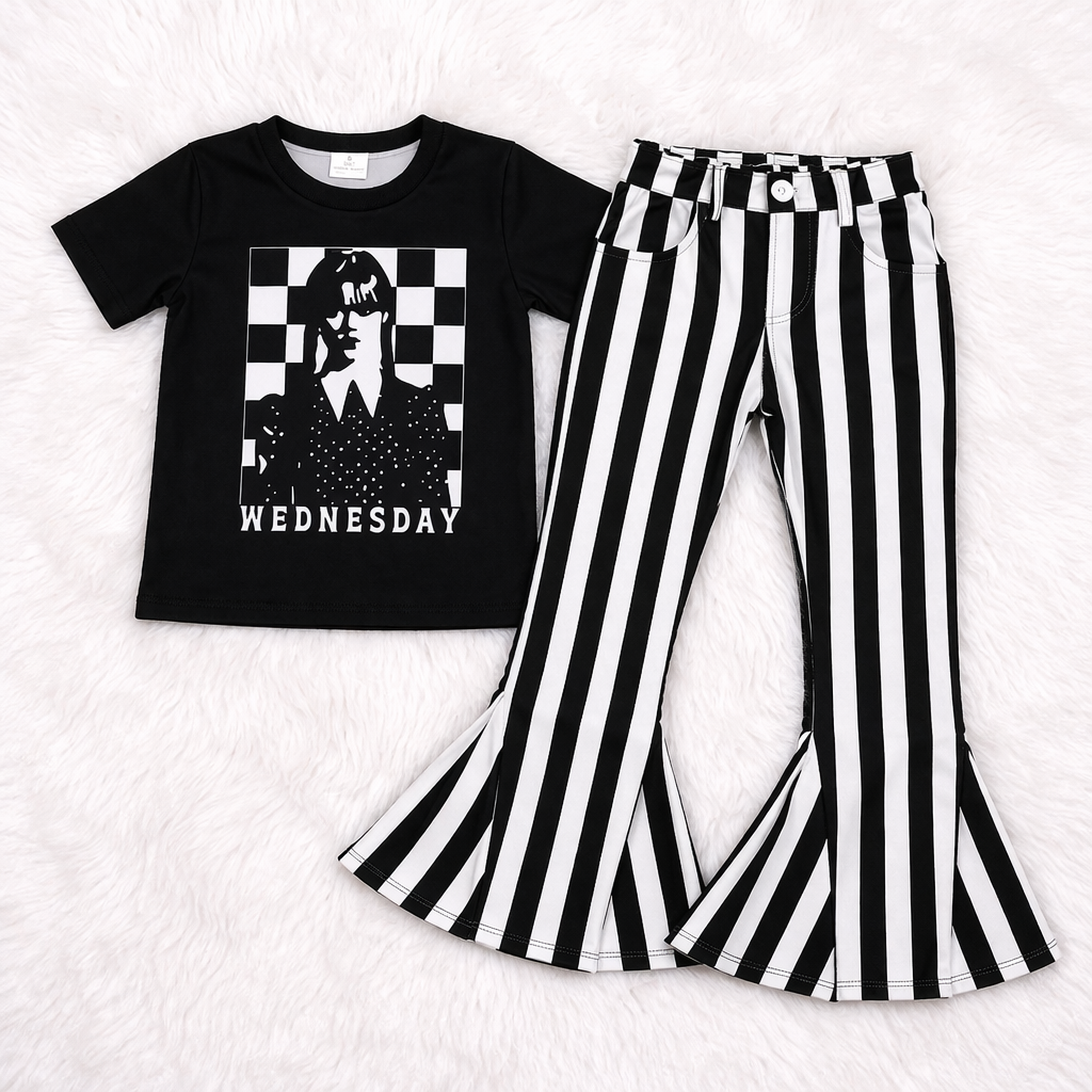 Wednesday Striped Bell Set
