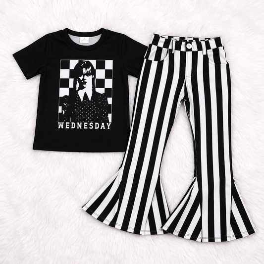 Wednesday Striped Bell Set