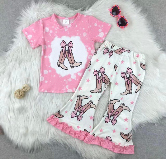 Pink Boots Bell Set