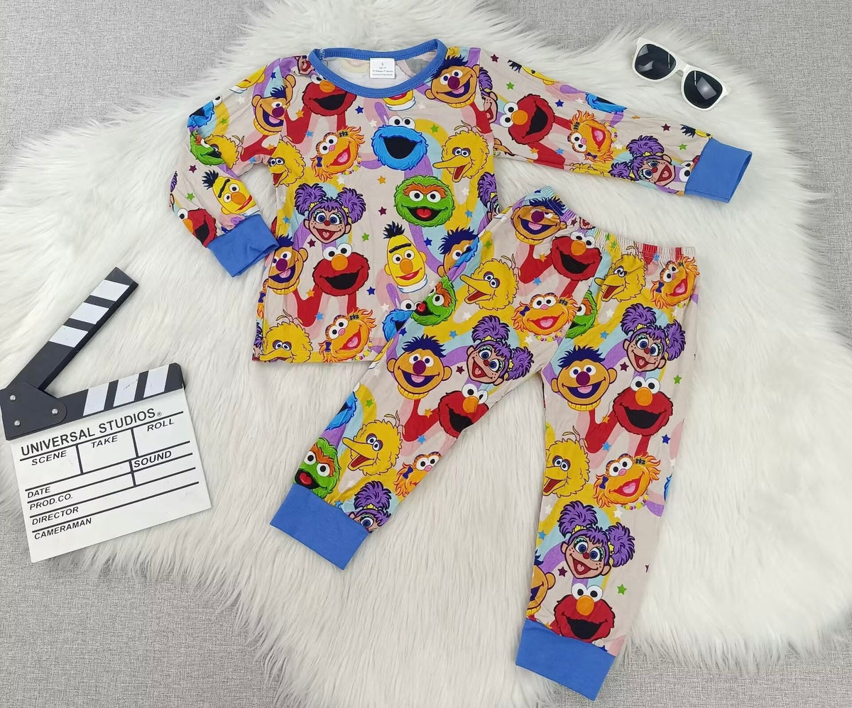 Sesame Friends Bamboo Set