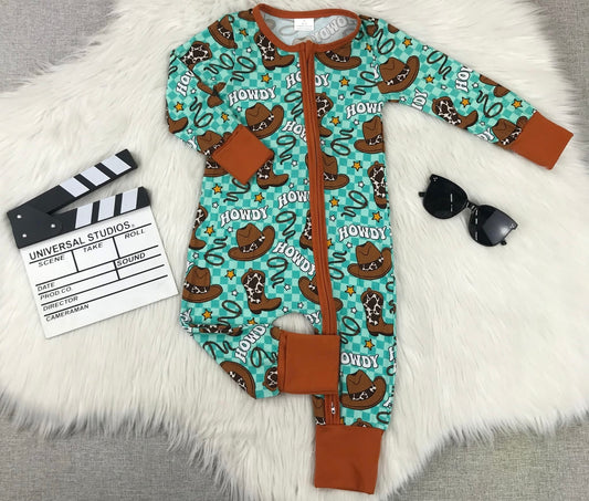 Howdy Bamboo Onesie