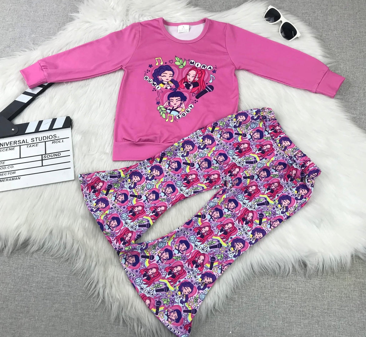 K-pop Zoey Bell Bottom Set