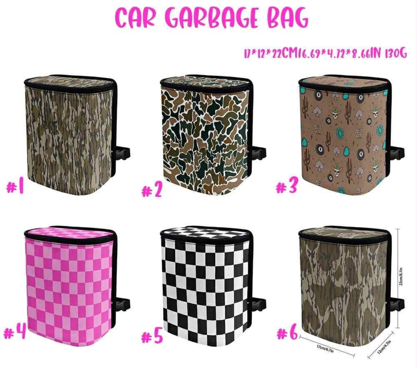 Car Garbage Containers