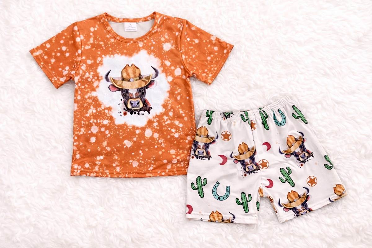 Rusty Rodeo Bull Set