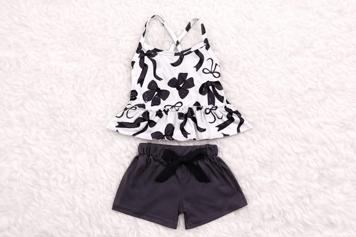 Bow Babe Short Set