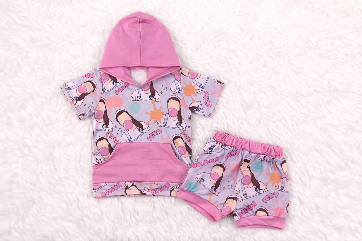 Bubblegum Short Set