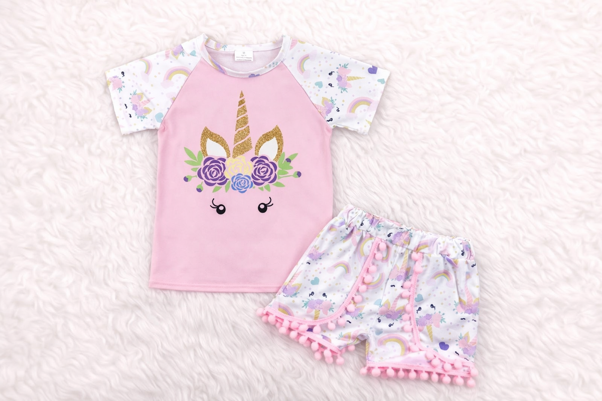 Unicorn Short Set