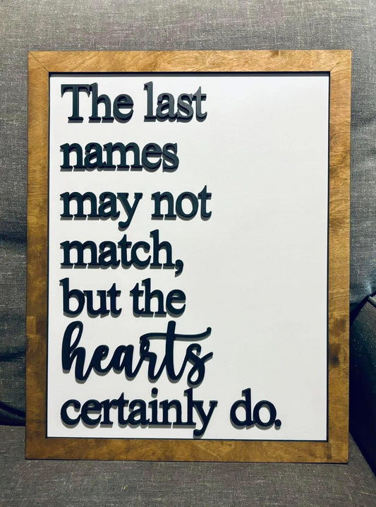 Blended Family Sign
