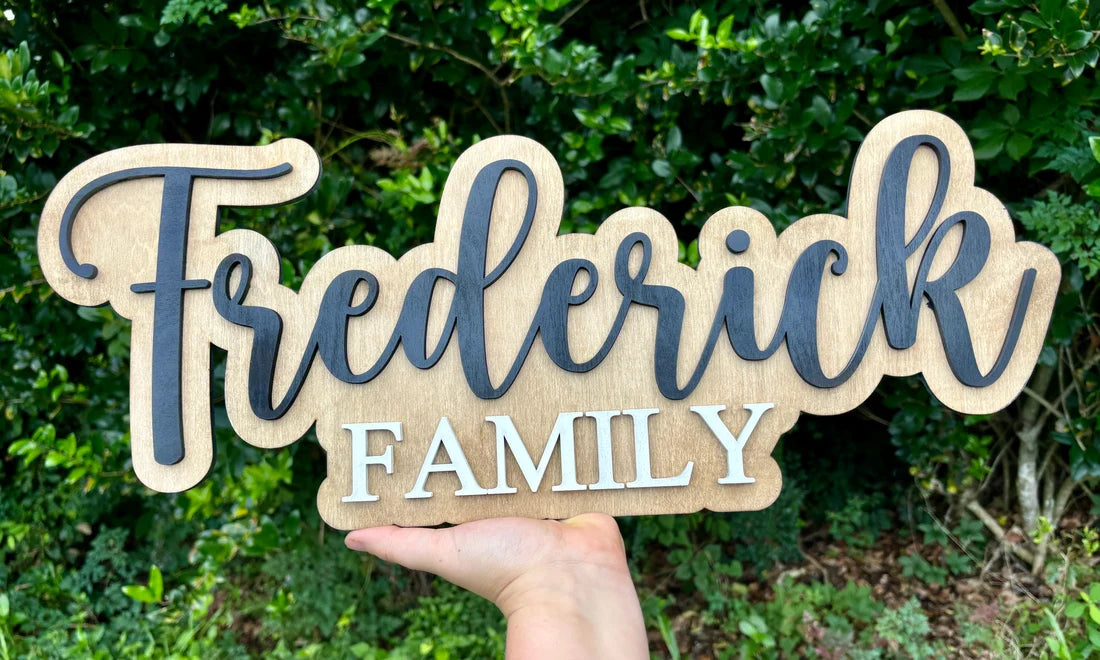 Custom Family Sign
