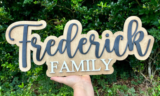 Custom Family Sign