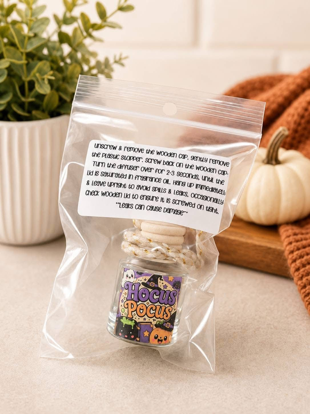 Fall Scent Car Diffusers