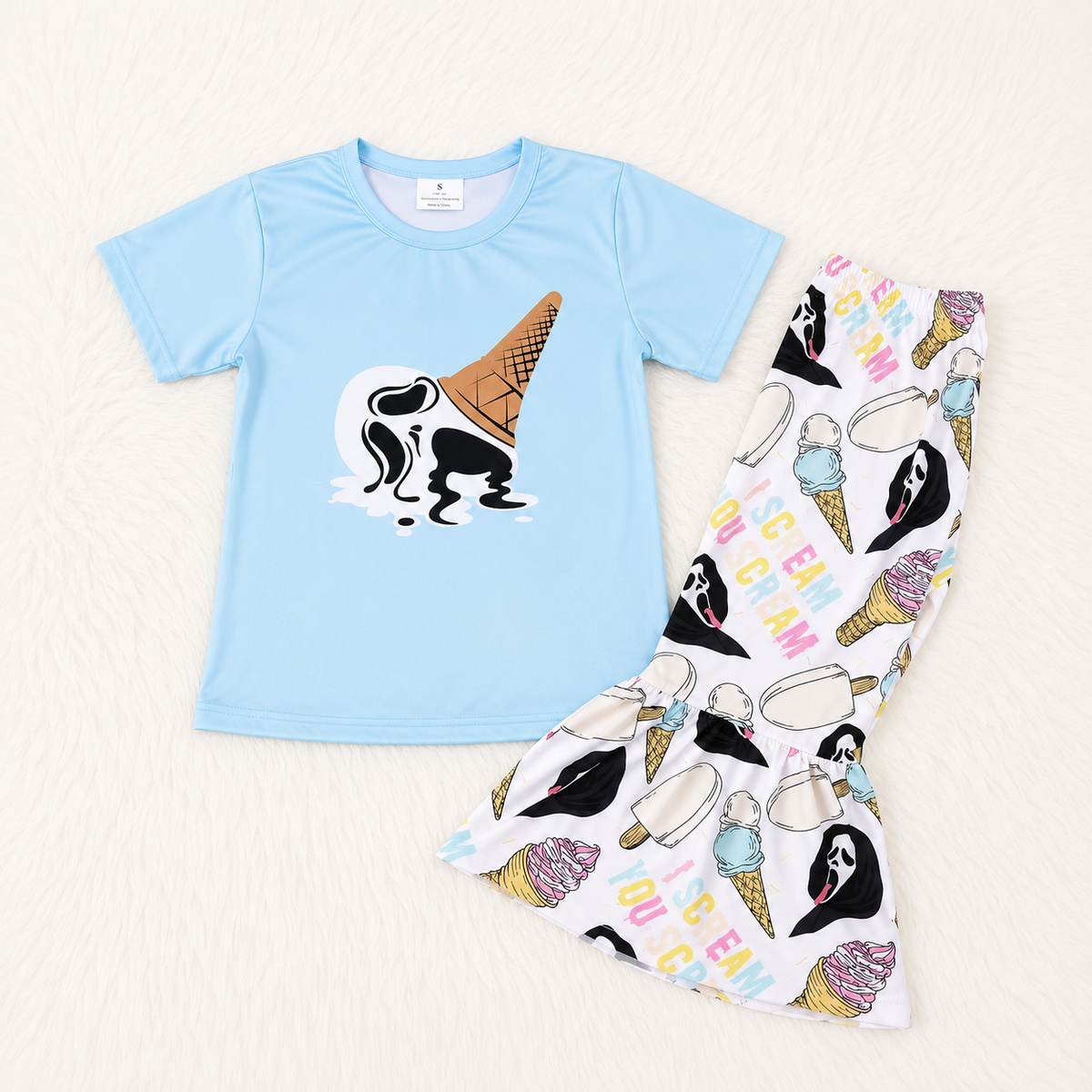 I Scream Bell Bottom Set