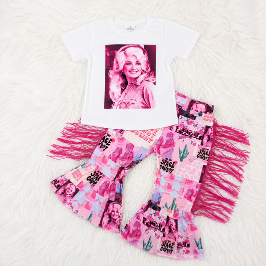 Dolly Fringe Bell Bottom Set