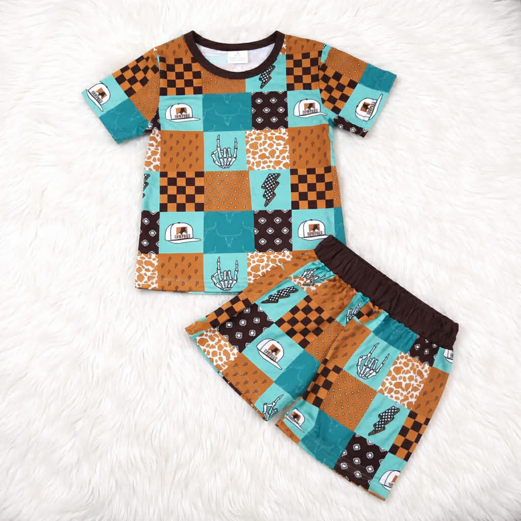 Western Trendy Shorts Set