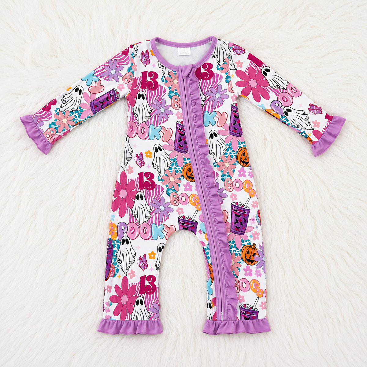 Floral Spooky Onesie