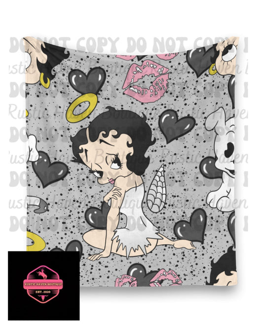 Grey Betty Blanket