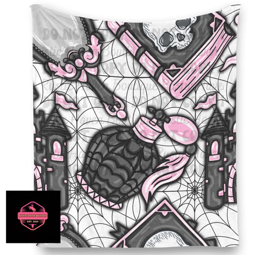 Pink Gothic Blanket