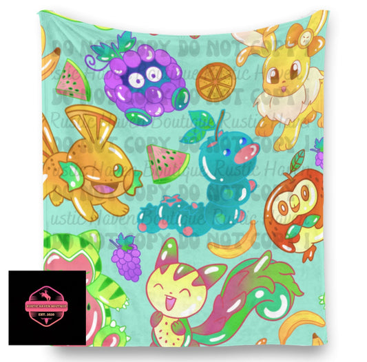 Fruit Pokémon Blanket