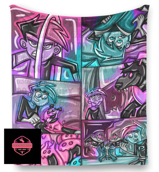 Neon Phantom Blanket