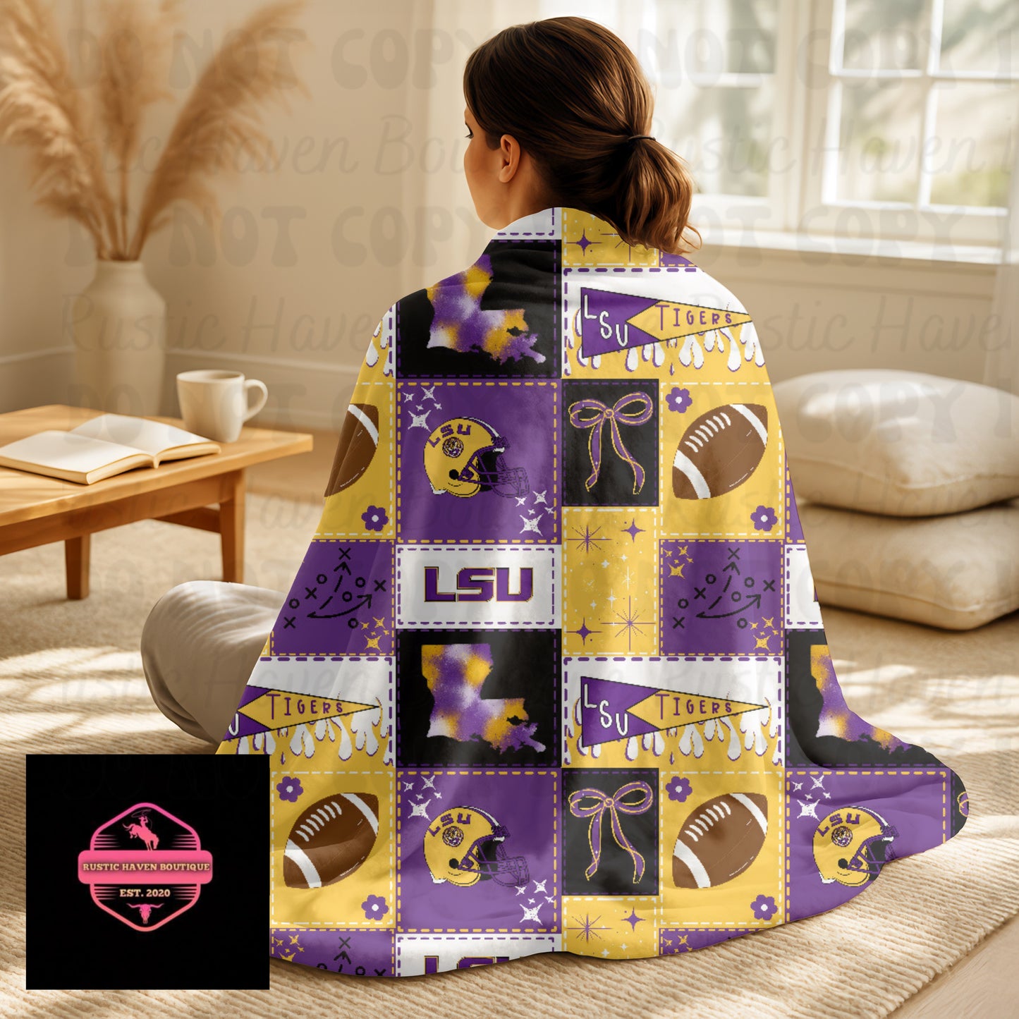 L S U Blanket